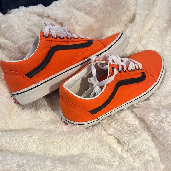 Orange & Black Vans Old Skool Customs - Picture 1 of 5